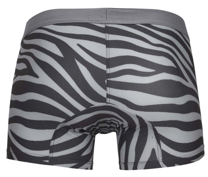 Clever Moda Men's Underwear 1800 Cebra Trunks Color Gray