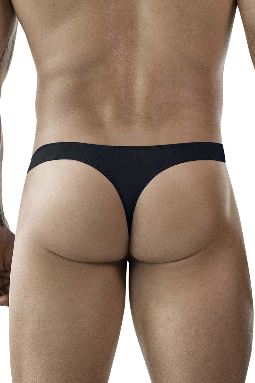 Clever Moda Men's Underwear 1830 Desirable Thongs Color Black