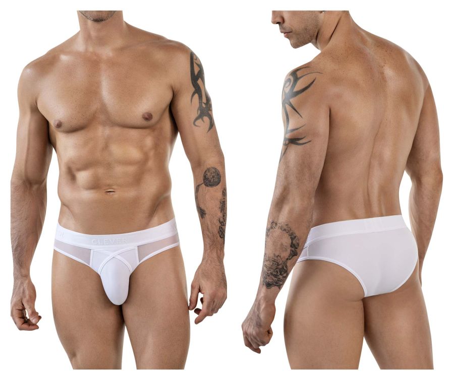 Clever Moda Men's Underwear 1849 Eros Bikini Color White
