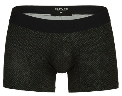 Clever Moda Men's Underwear 1850 Laberin Trunks Color Black