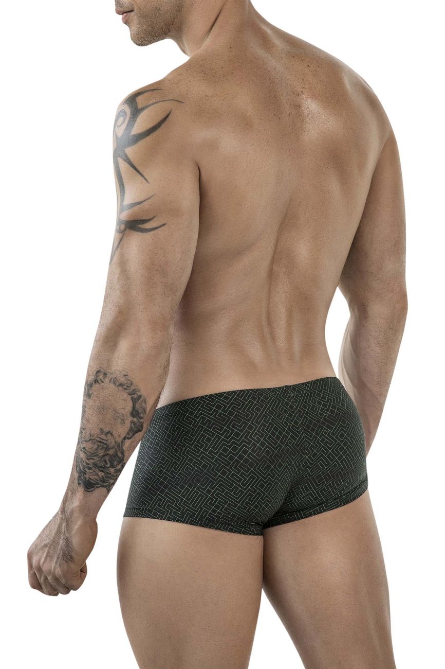 Clever Moda Men's Underwear 1852 Laberin Trunks Color Black
