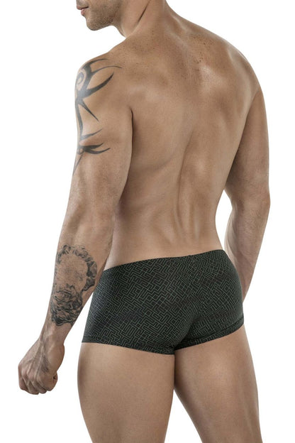 Clever Moda Men's Underwear 1852 Laberin Trunks Color Black