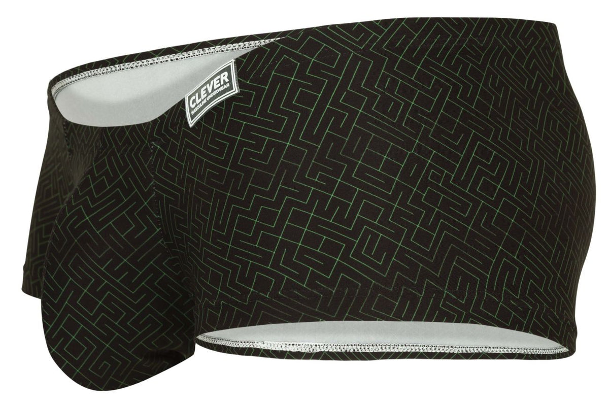 Clever Moda Laberin Trunks - Black
