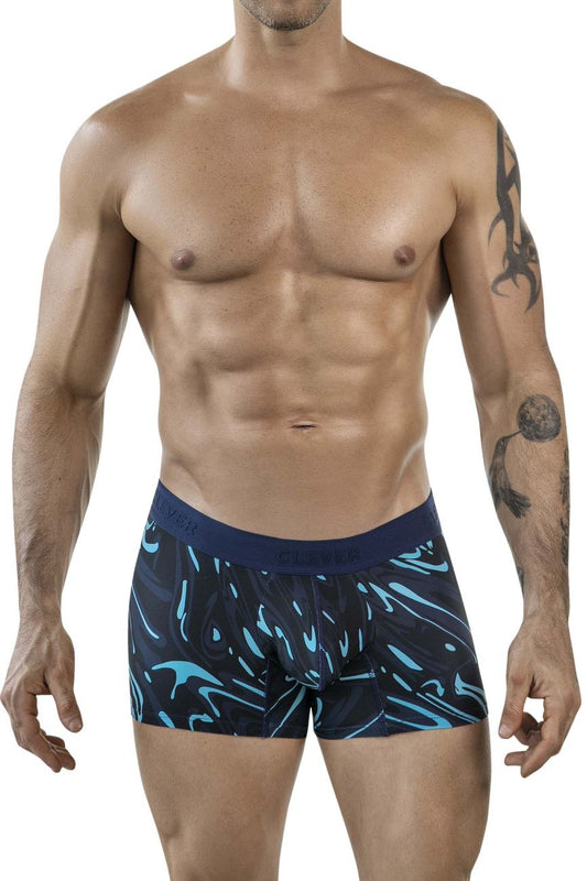 Clever Moda Men's Underwear 1858 Grosh Trunks Color Dark Blue