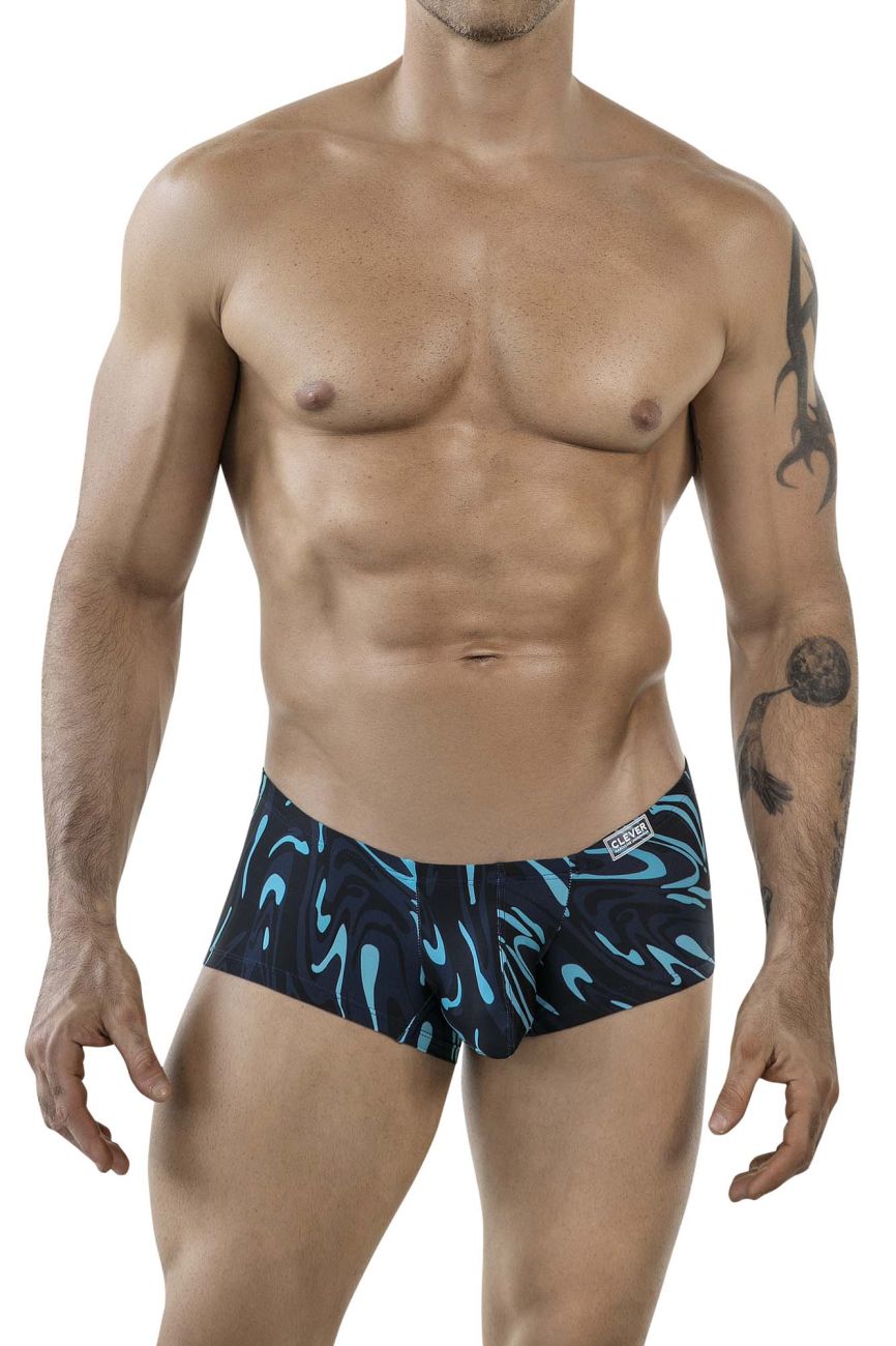 Clever Moda Men's Underwear 1860 Grosh Trunks Color Dark Blue