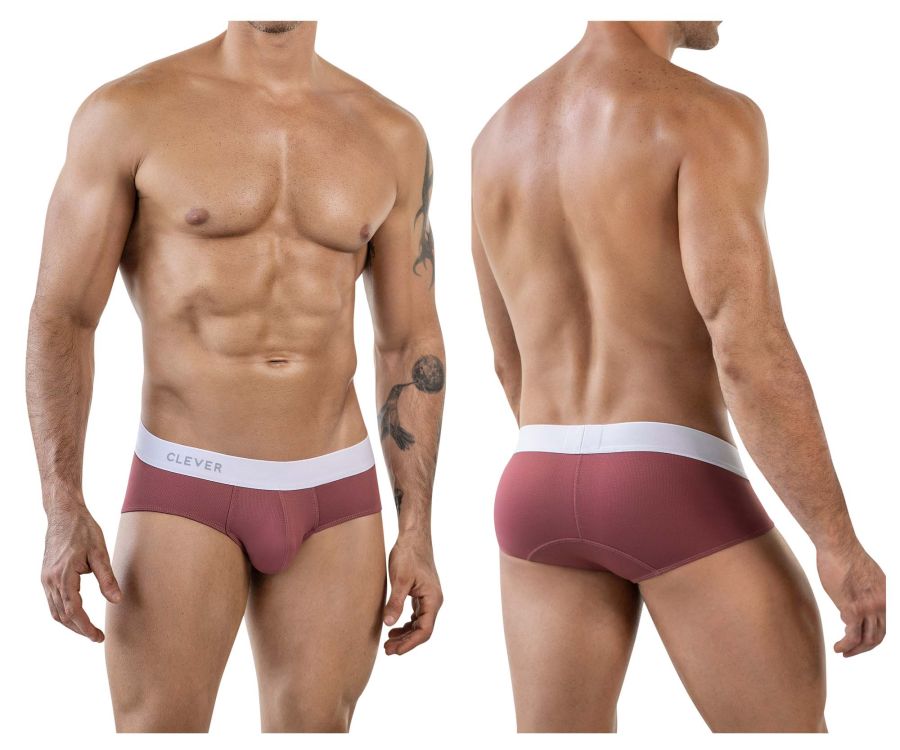 Clever Moda Men's Underwear 1863 Lecler Briefs Color Grape