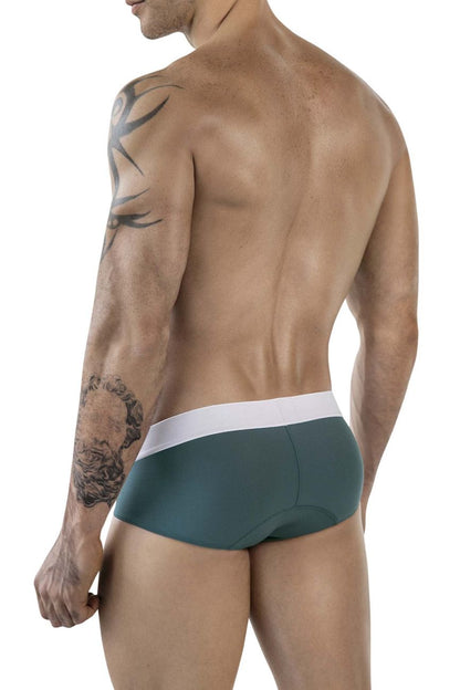 Clever Moda Men's Underwear 1863 Lecler Briefs Color Green