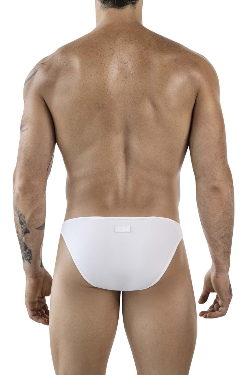 Clever Moda Men's Underwear 1865 Oomph Bikini Color White