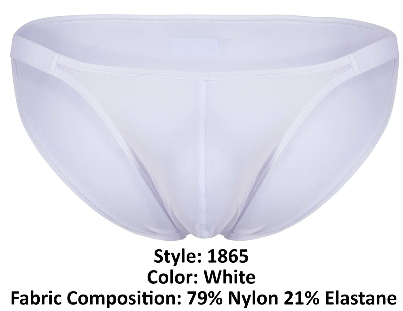 Clever Moda Men's Underwear 1865 Oomph Bikini Color White