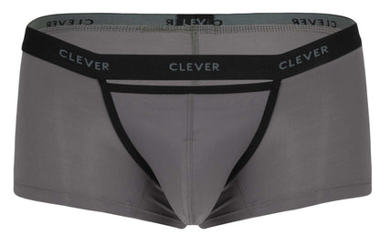 Clever Moda Men's Underwear 1866 Tokio Trunks Color Gray