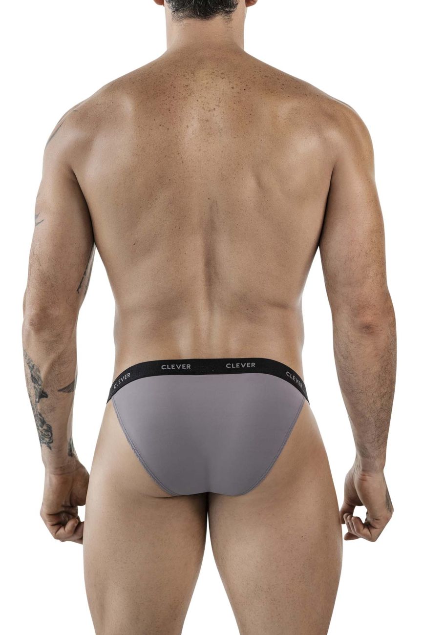 Clever Moda Men's Underwear 1867 Tokio Bikini Color Gray