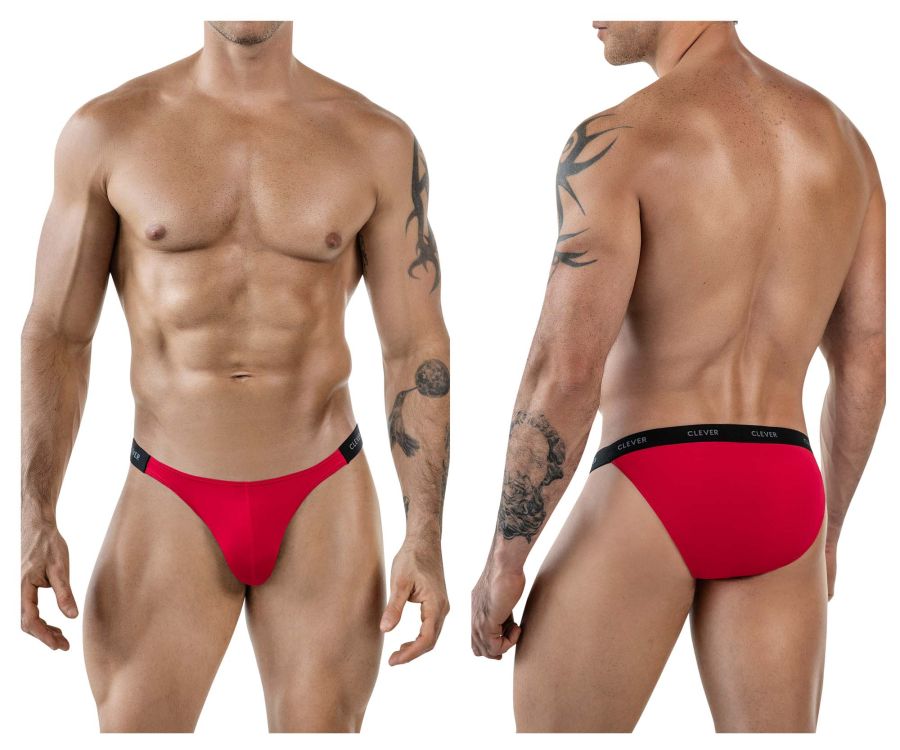 Clever Moda Men's Underwear 1867 Tokio Bikini Color Red