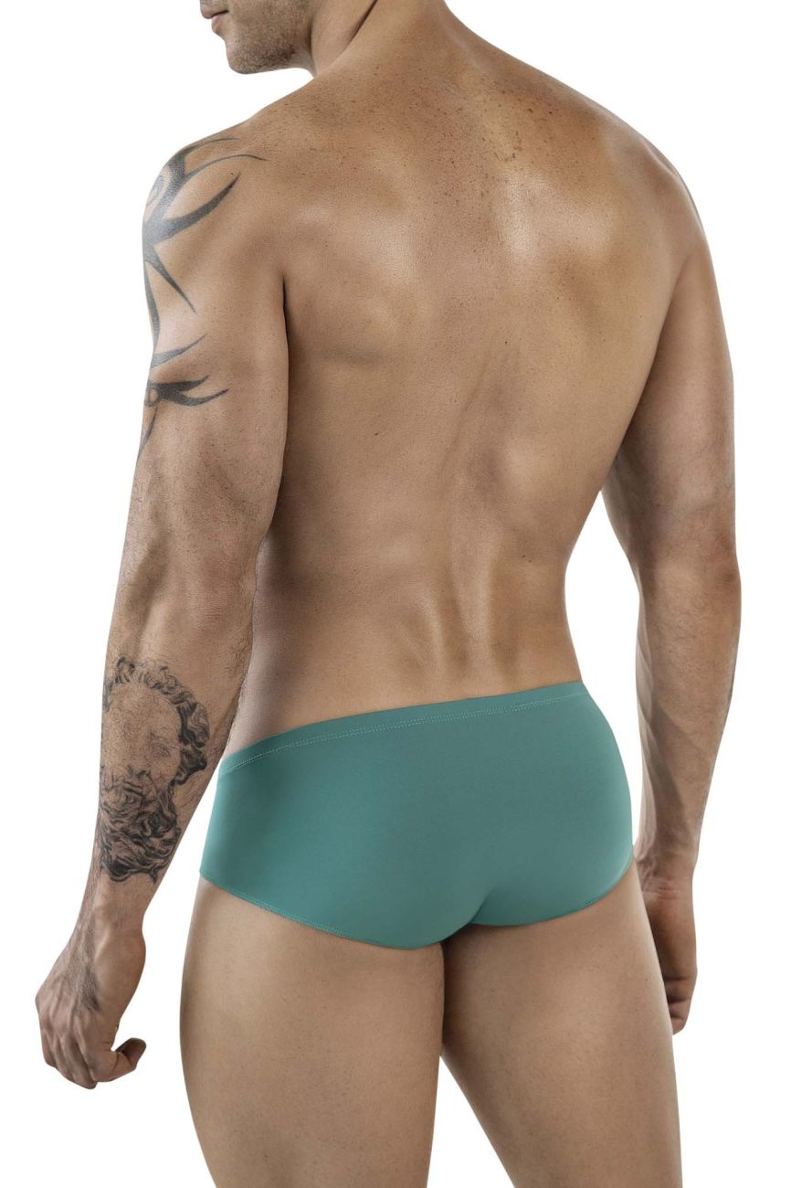Clever Moda Men's Underwear 1870 Audaz Bikini Color Green