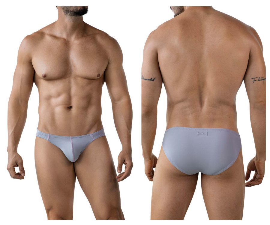 Clever Moda Men's Underwear 2005 Raices Briefs Color Gray
