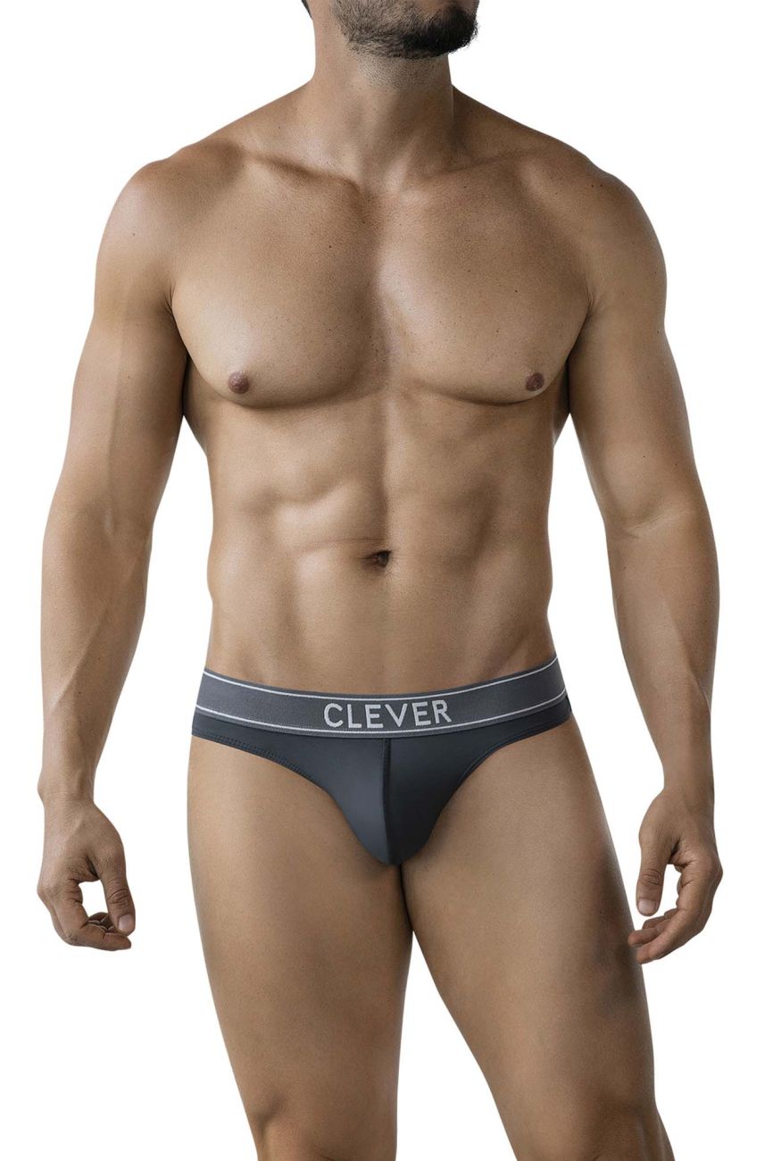 Clever Moda Men's Underwear 2008 Raw Thongs Color Dark Gray