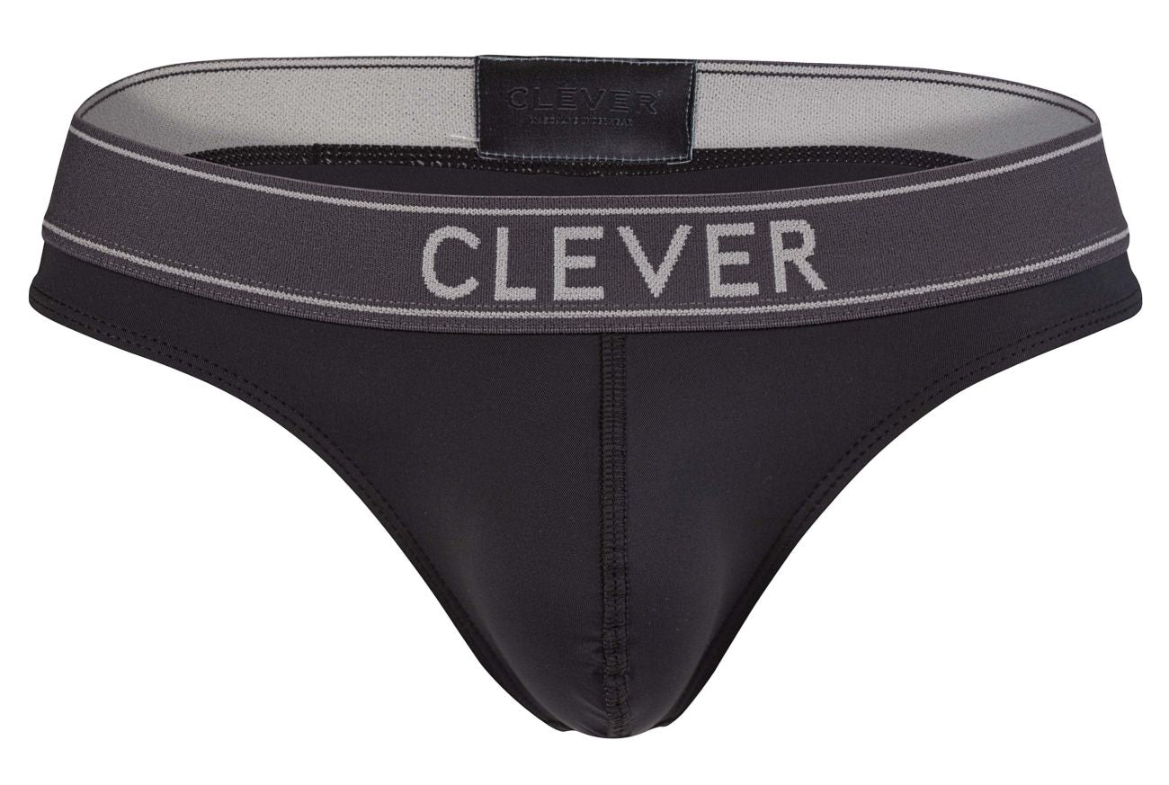 Clever Moda Men's Underwear 2008 Raw Thongs Color Dark Gray