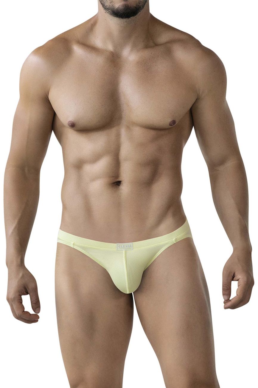 Clever Moda Men's Underwear 2014 Reto Briefs Color Light Yellow