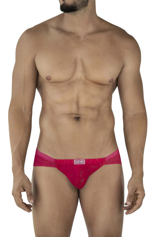 Clever Moda Men's Underwear 2016 Mosaico Briefs Color Red