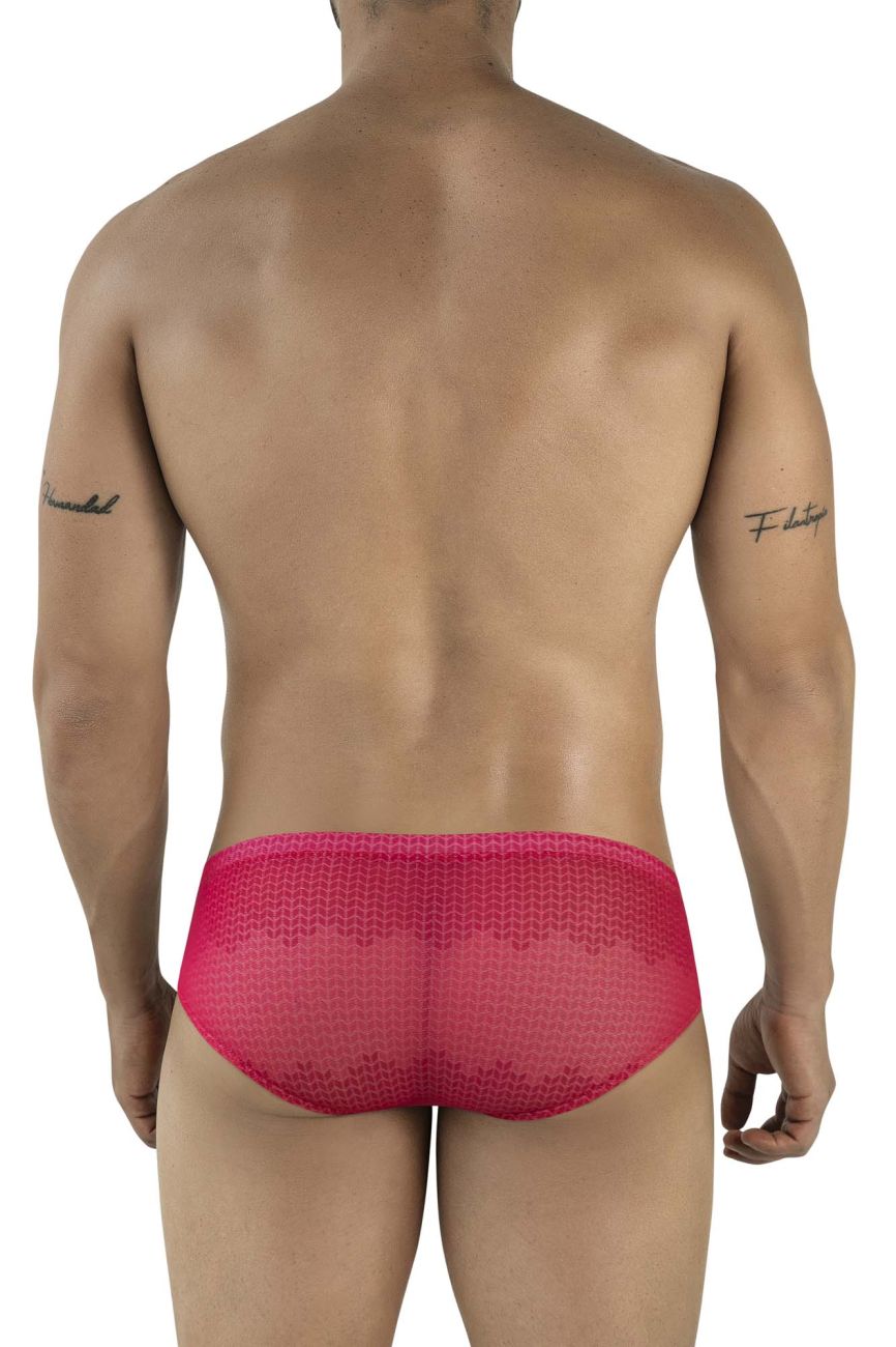 Clever Moda Men's Underwear 2016 Mosaico Briefs Color Red