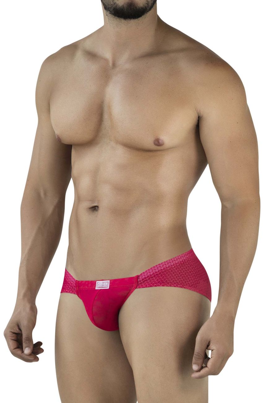 Clever Moda Men's Underwear 2016 Mosaico Briefs Color Red