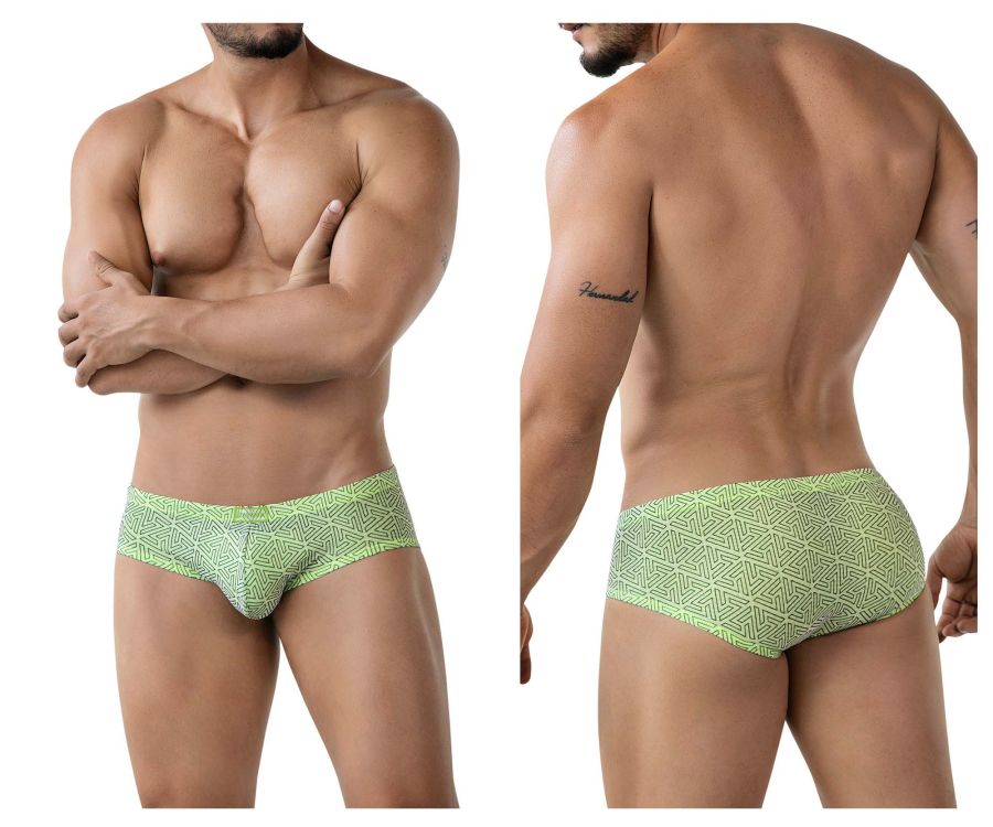 Clever Moda Neon Briefs - Green