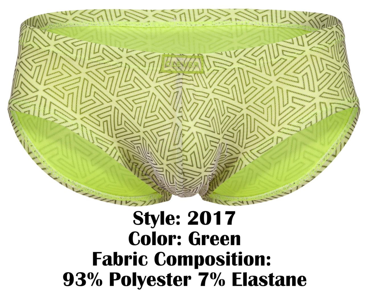 Clever Moda Neon Briefs - Green