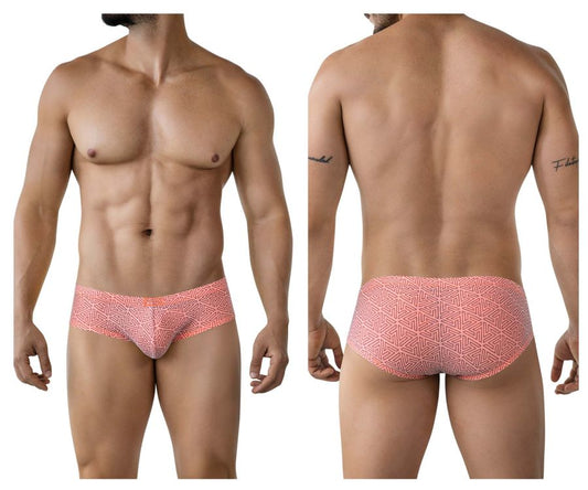 Clever Moda Men's Underwear 2017 Neon Briefs Color Orange