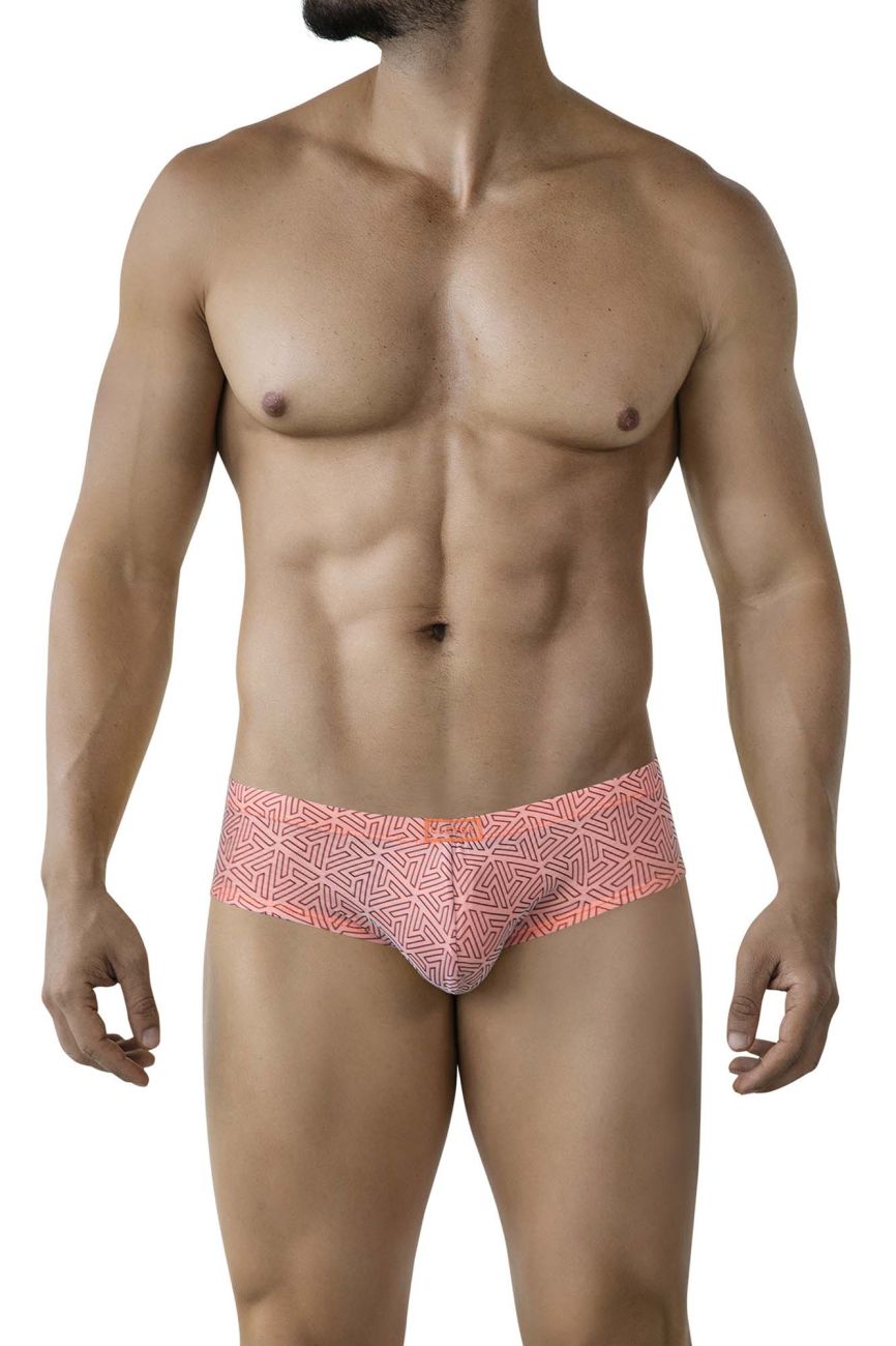 Clever Moda Men's Underwear 2017 Neon Briefs Color Orange