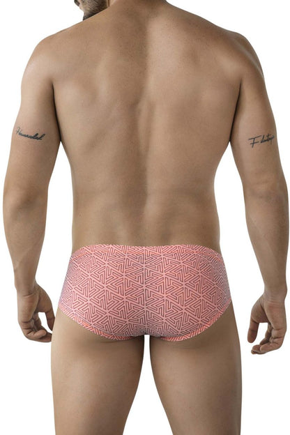 Clever Moda Men's Underwear 2017 Neon Briefs Color Orange