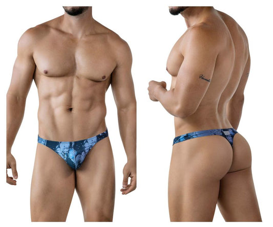 Clever Moda Men's Underwear 2020 Galia Thongs Color Dark Blue