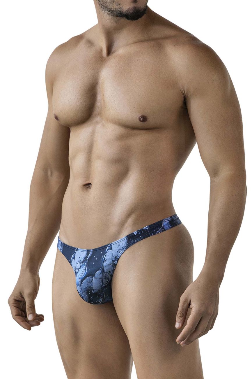 Clever Moda Men's Underwear 2020 Galia Thongs Color Dark Blue