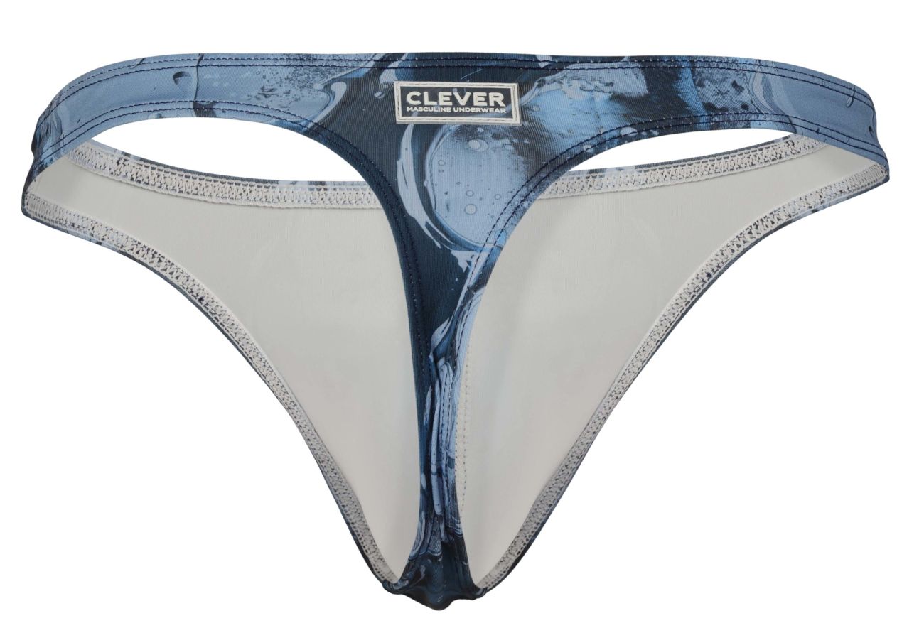 Clever Moda Men's Underwear 2020 Galia Thongs Color Dark Blue