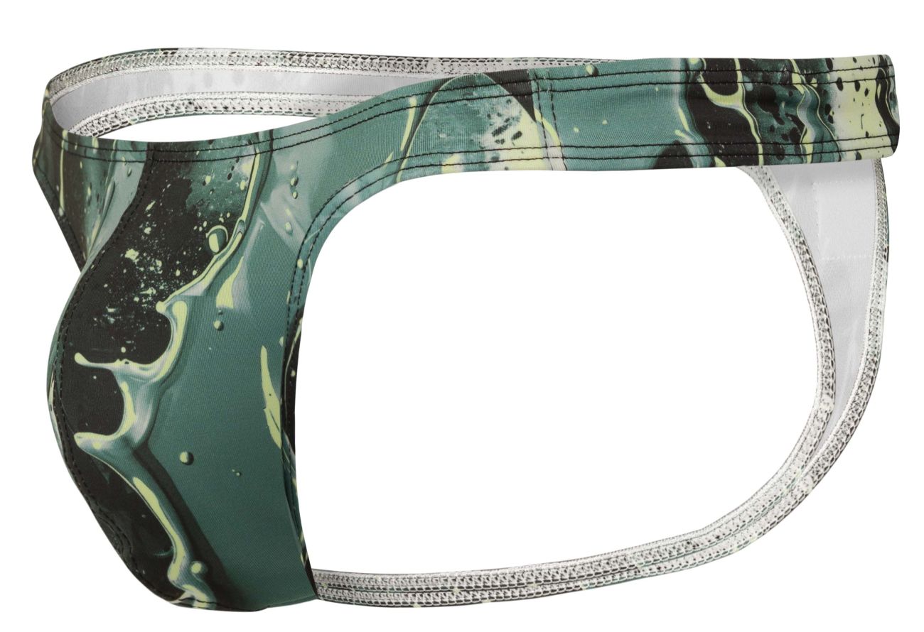 Clever Moda Men's Underwear 2020 Galia Thongs Color Green