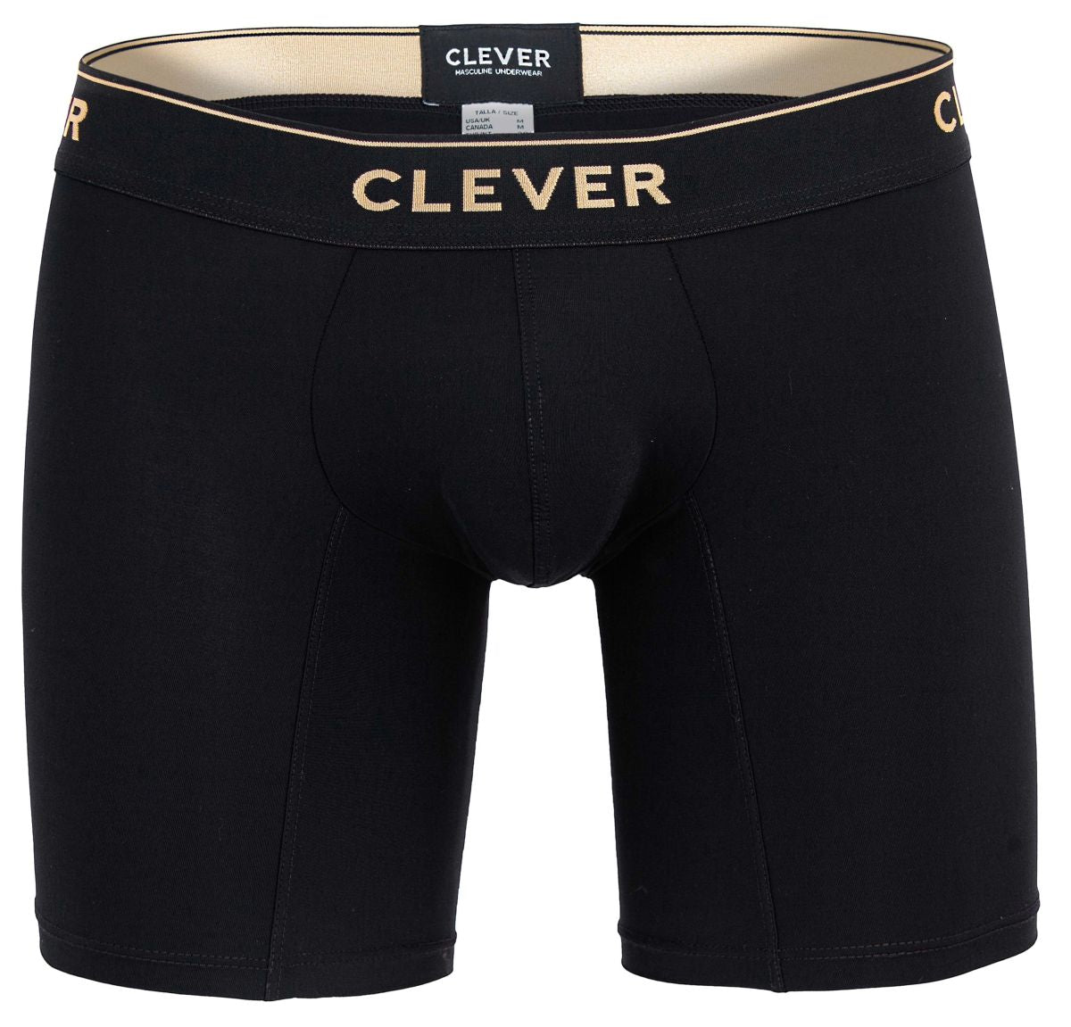 Clever Moda Men's Underwear 2027 Valladolid Boxer Briefs Color Black