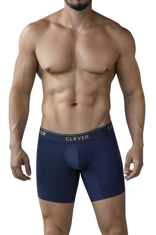 Clever Moda Men's Underwear 2027 Valladolid Boxer Briefs Color Dark Blue