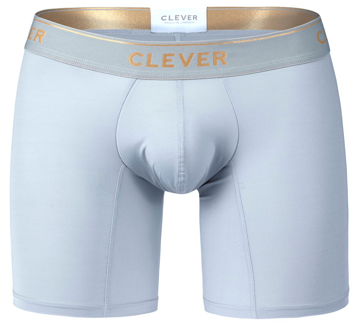Clever Moda Men's Underwear 2027 Valladolid Boxer Briefs Color Gray