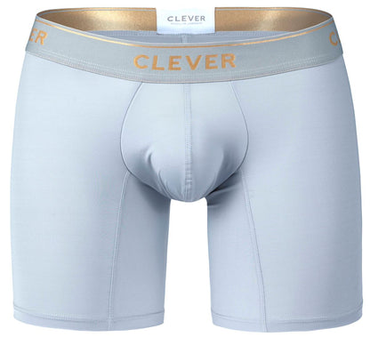 Clever Moda Men's Underwear 2027 Valladolid Boxer Briefs Color Gray