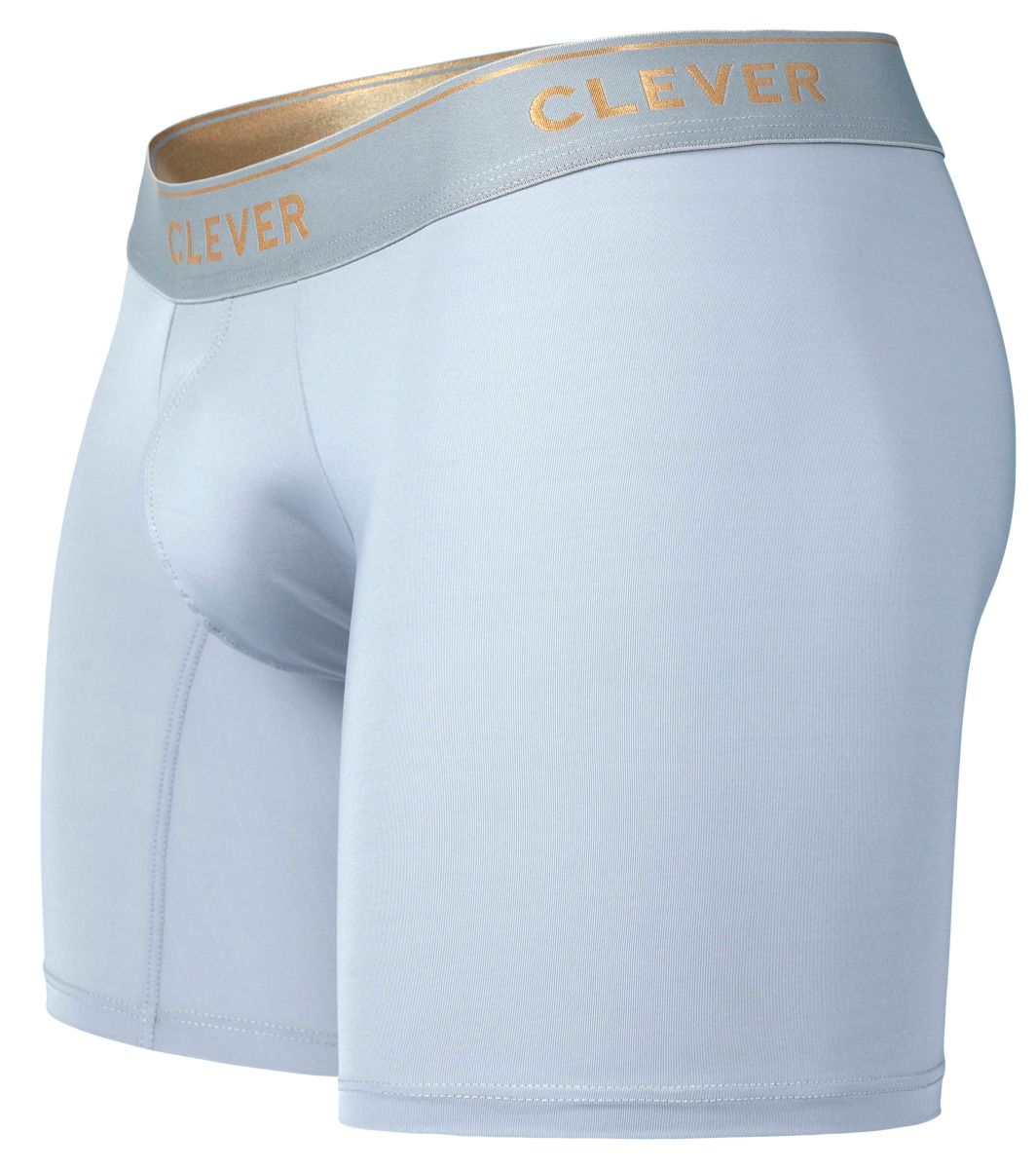 Clever Moda Men's Underwear 2027 Valladolid Boxer Briefs Color Gray