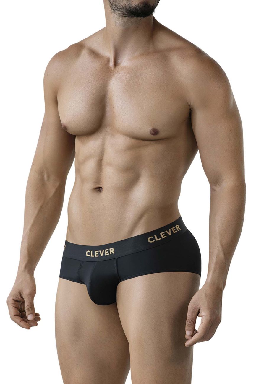 Clever Moda Men's Underwear 2028 Valladolid Briefs Color Black