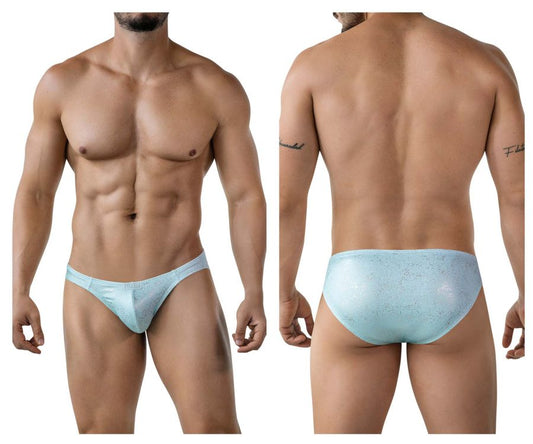 Clever Moda Men's Underwear 2039 Galaxy Briefs Color Blue