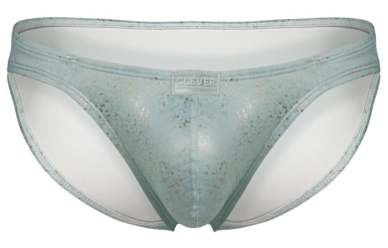 Clever Moda Men's Underwear 2039 Galaxy Briefs Color Blue