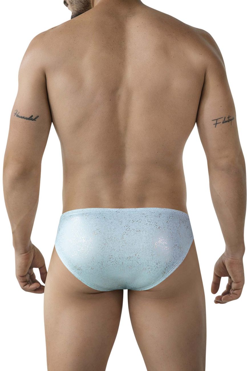 Clever Moda Men's Underwear 2039 Galaxy Briefs Color Blue
