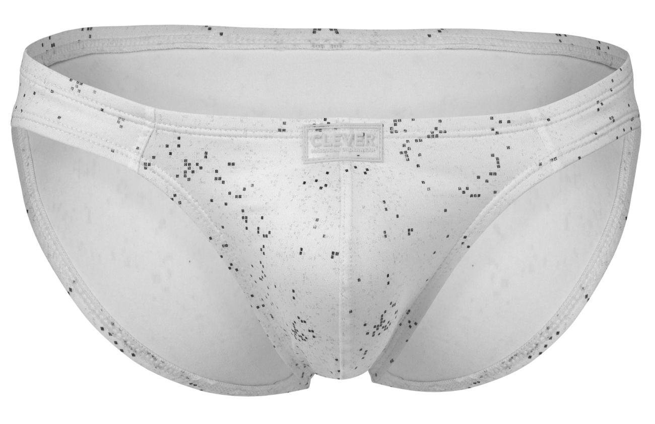 Clever Moda Galaxy Briefs - White