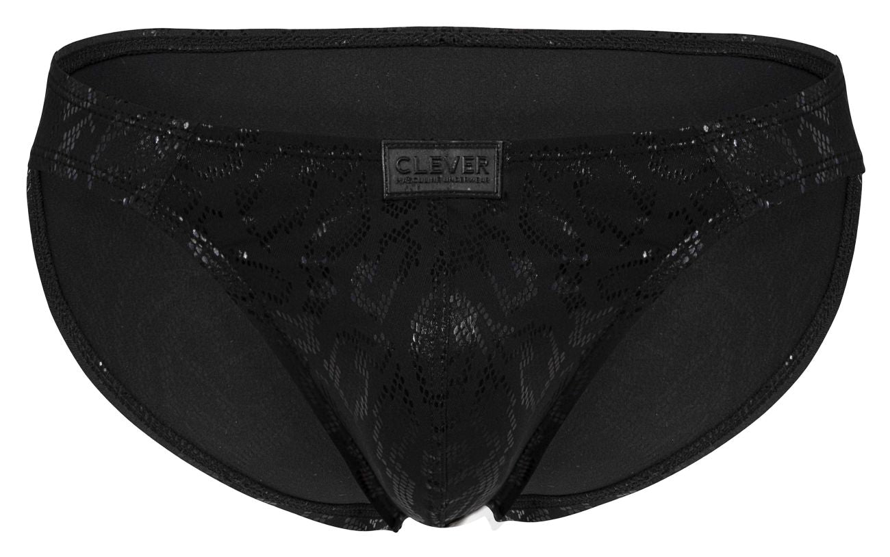 Clever Moda Men's Underwear 2040 Luxe Briefs Color Black