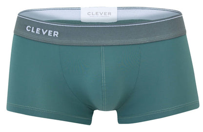 Clever Moda Men's Underwear 2042 Mendoza Trunks Color Green