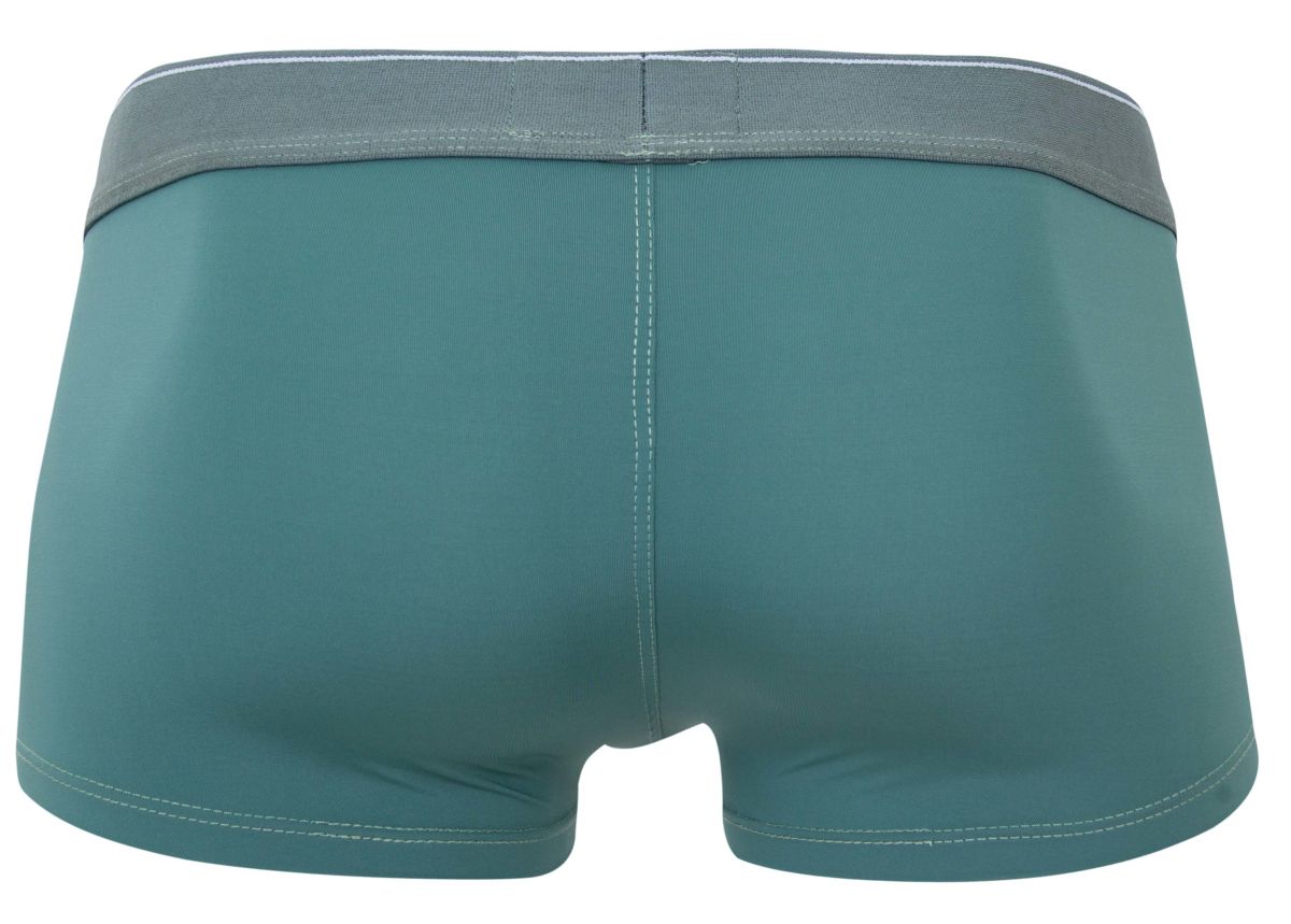 Clever Moda Men's Underwear 2042 Mendoza Trunks Color Green