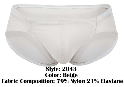 Clever Moda Men's Underwear 2043 Mendoza Briefs Color Beige