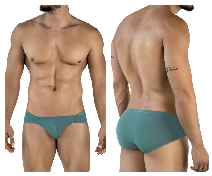 Clever Moda Men's Underwear 2043 Mendoza Briefs Color Green