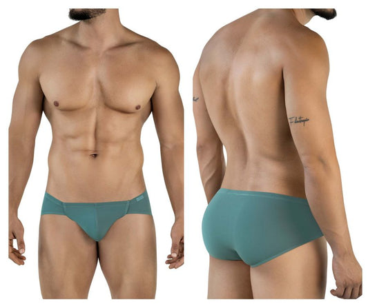 Clever Moda Men's Underwear 2043 Mendoza Briefs Color Green
