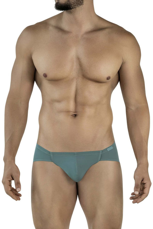 Clever Moda Men's Underwear 2043 Mendoza Briefs Color Green